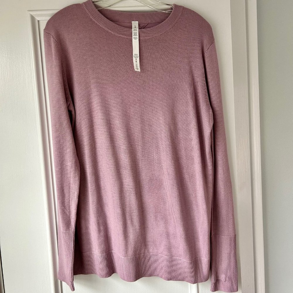 Lululemon Sweater Lavender New 8